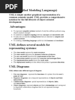 UML (Unified Modeling Langauage)