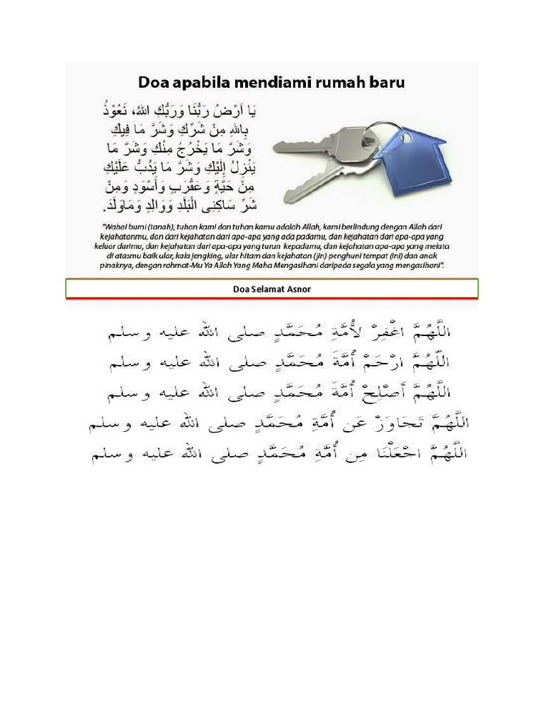 Doa Selamat Pindah Rumah Baru Pdf