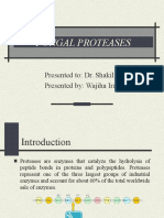 Fungal Proteases: Presented To: Dr. Shakil Presented By: Wajiha Iram