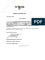 EMERGIA Certificado