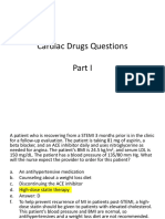 Cardiac Drugs Questions Part I