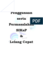 Tata Cara Penggunaan Dan Permasalahan SIKaP PDF