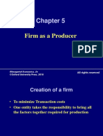 320 33 Powerpoint Slides Chapter 5 Firm As Producer