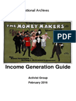 Income Generation Guide: Activist Group February 2016