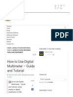 How To Use Digital Multimeter - Guide and Tutorial