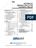 Furuno NAVPILOT 720 Autopilot Installation Manual