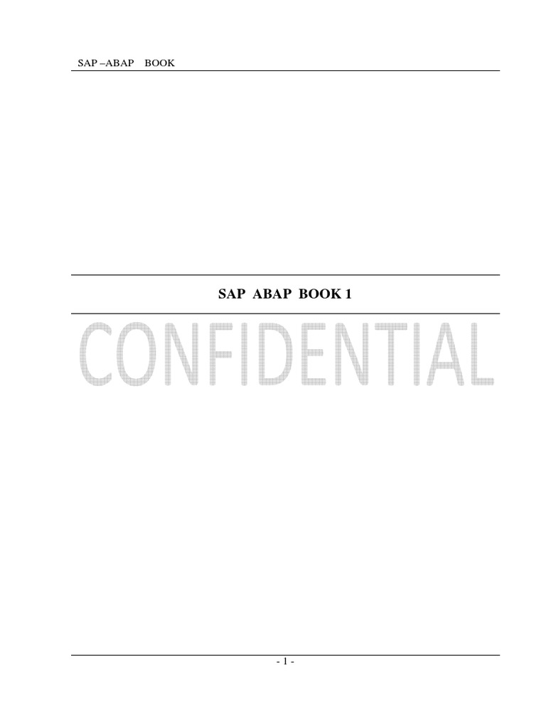 SAP ABAP and ERP Overview Guide | PDF | Sap Se | Enterprise Resource ...