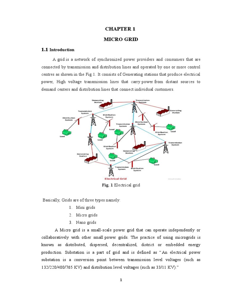 Micro Grid Pdf Electrical Grid Distributed Generation