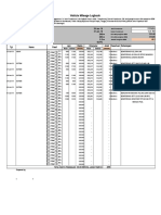 Vehicle mileage log