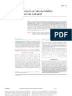 Conséquences cardiovasculaires des apnées du sommeil