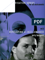 Jerry Bergonzi - Vol 6 - Developing A Jazz Language PDF