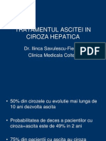 Tratamentul Ascitei in Ciroza Hepatica