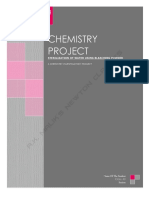 Sterilisation of Water Using Bleaching Powder