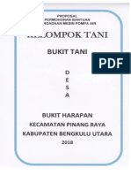 PROPOSAL Mesin Pompa Air BUKIT TANI