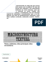 Macroestructura Textual