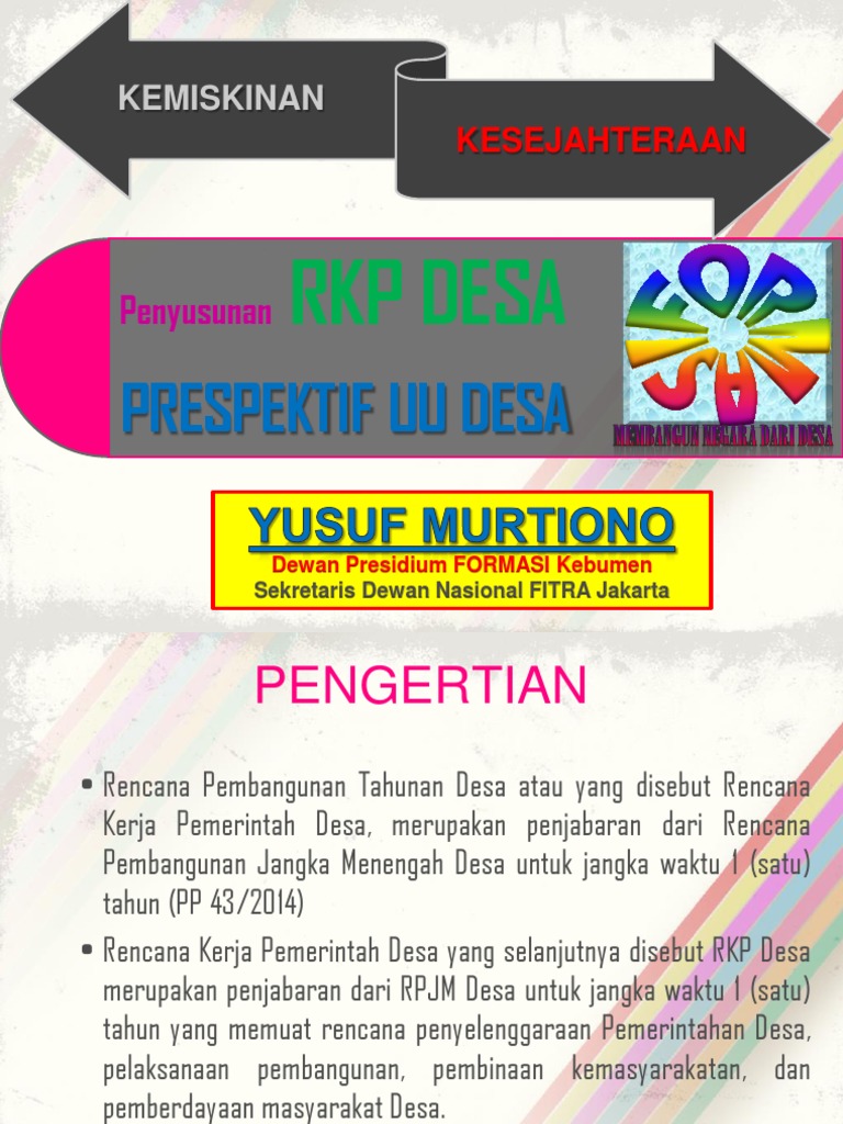 Penyusunan RKP Desa 2026 dan Prosesnya | PDF
