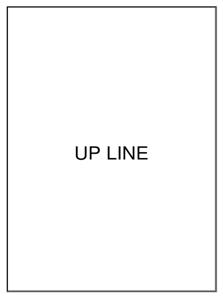 Up Line | PDF
