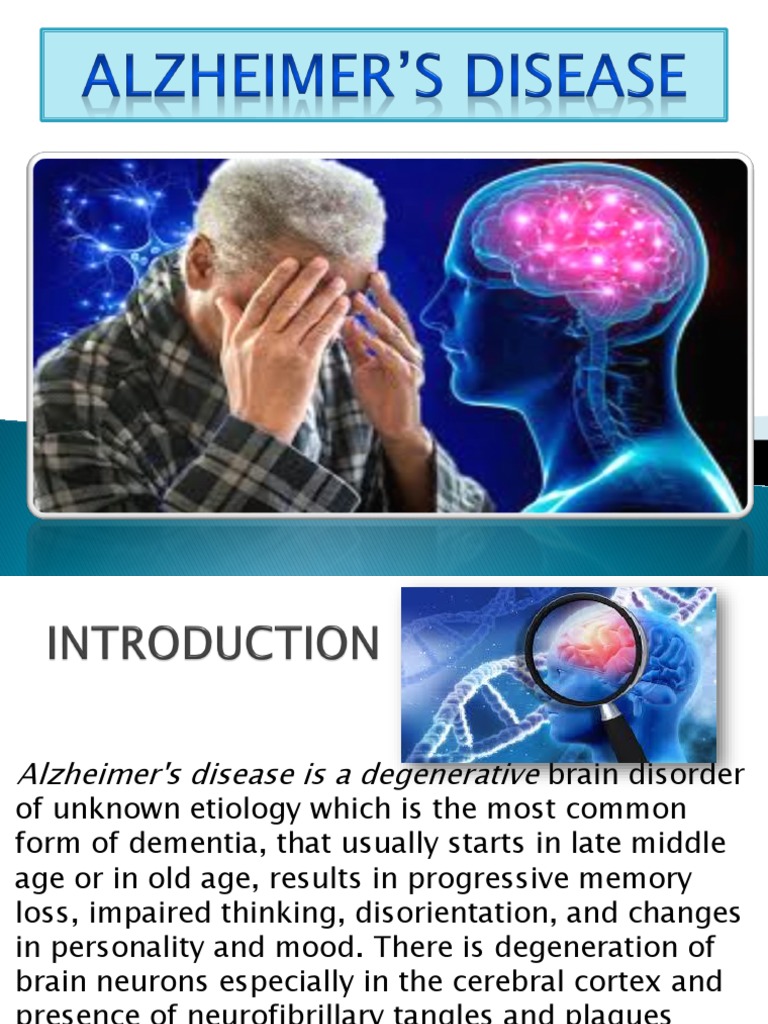 example case study on alzheimer's disease