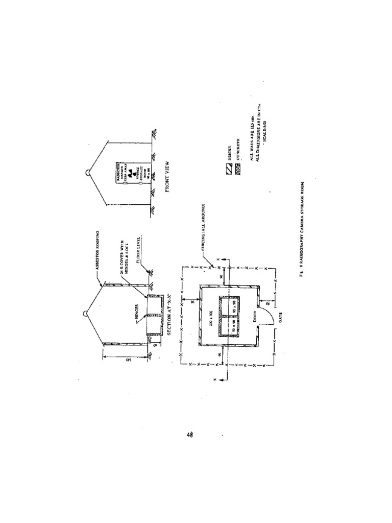 Industrial Radiography Pit Room Sketch SGIn01 PDF