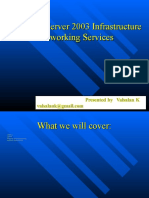 Windows Server 2003 Infrastructure Networking Services