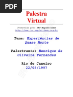 experiencias quase morte EQM 