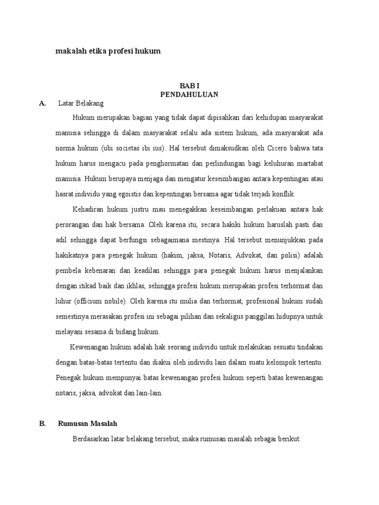 283202024 Makalah Etika Profesi Hukum Doc Doc