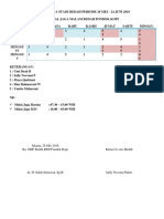 Jadwal Jaga Stase Bedah Pondok Kopi 5-6