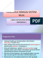 Bahan Ajar System Nilai Dalam Pancasila