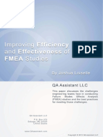 Improving Efficiency and Effectiveness of FEMA Studies