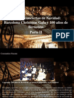 Constantino Parente - Crónica Conciertos de Navidad, Barcelona Christmas Gala y 100 Años de Bernstein, Parte II