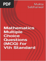 Mathematics Multiple Choice Questions (MCQ) For VTH Standard - Nodrm