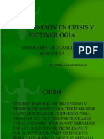 Intervención en crisis y victimología