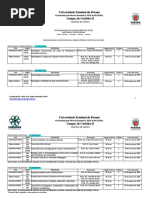 Cronograma Mestrado em Artes
