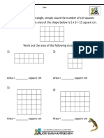 Area Sheet 1: Name Date