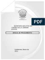 Manual Consejo de La Carrera Judicial Aprobado