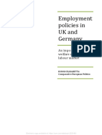 Employment Policies in UK and Germany: An Important Aspect of Welfare State: The Labour Market