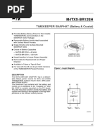 M4TXX-BR12SH: TIMEKEEPER SNAPHAT (Battery & Crystal)