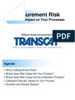 Measurement Risk: and The Impact On Your Processes