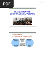 Aula PCP II - 03 - Planejamento Capacidade