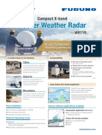 SOLID STATE Doppler Weather Radar Model WR110 Compact X-band