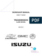 Transmission: Workshop Manual