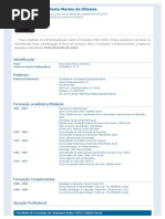 Currículo Do Sistema de Currículos Lattes (Maria Marta Marins de Oliveira)