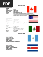 Lista Con Las Monedas de Los Paises de America | PDF | Viajes y turismo
