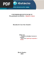 Resenha Contrato de Trabalho