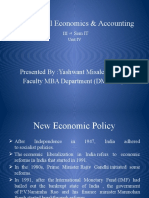 Managerial Economics & Accounting: Presented By:Yashwant Misale Faculty MBA Department (DMIETR)