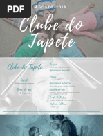 #ClubedoTapete - Agosto - 1