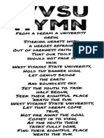 WVSU Hymn