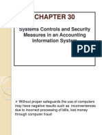 Systems Controls and Security Measures in An Accounting Information System