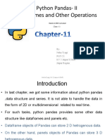 Chapter 11 Eng Python Pandas II Dataframes and Other Operations PDF