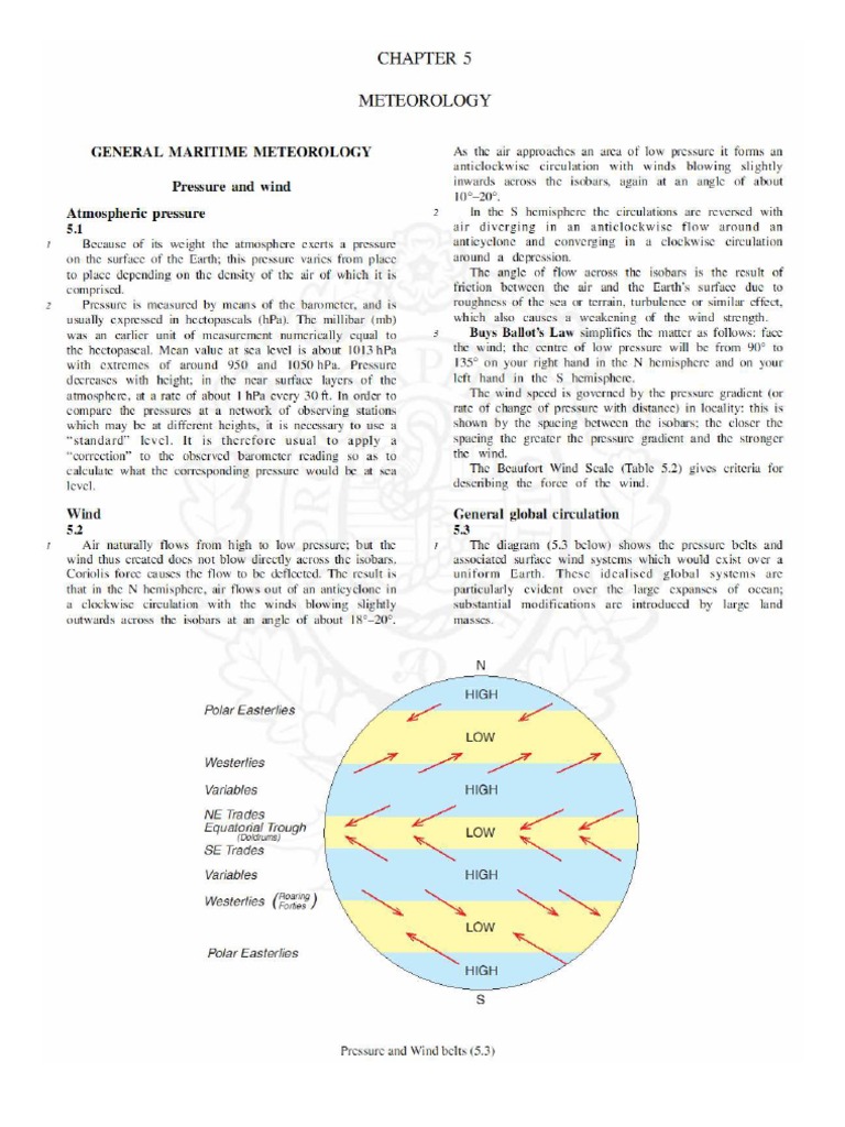 Falling Barometric Pressure Precedes The Onset Of Bad Weather